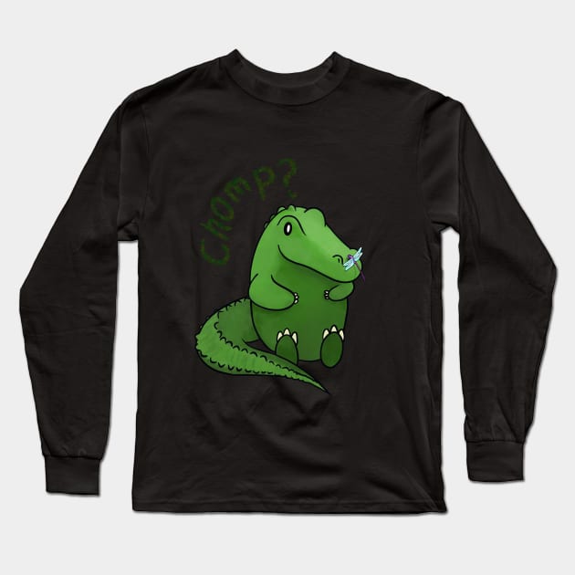 Chomp? Gtr and Drg Long Sleeve T-Shirt by Dirkrol’s